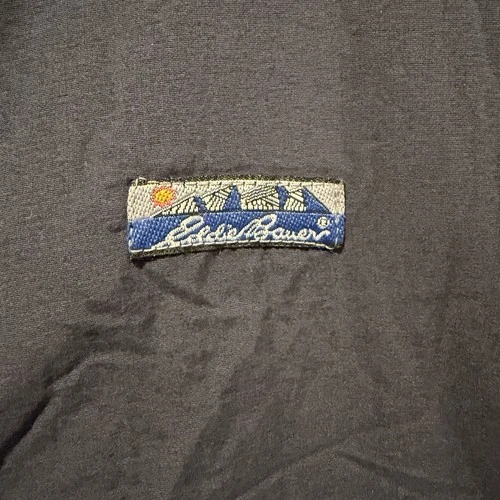 New Vtg 90s Eddie Bauer Fleece Lined Bomber Jacket Mens L Windfoil Blue NWT NOS image 6