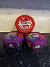 3 EMPTY Chocolate Sweet Boxes Quality Street/ Celebrations perfect for storage