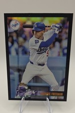 2025 Topps Archives - 1996 Topps Freddie Freeman #185 Black Foilboard