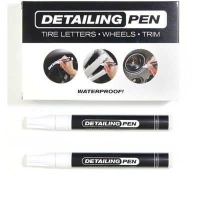2X White Tire Ink Permanent Marker For Tire Lettering Paint Pen USA Seller Truck