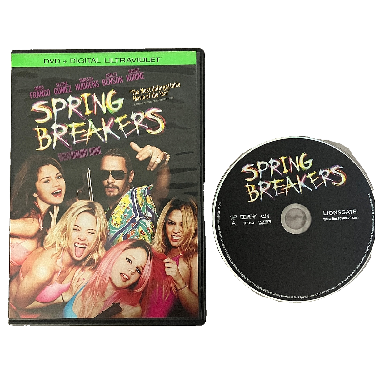 Spring Breakers (2013), DVD Movie, A24 Films WS NO UV CODE (2013