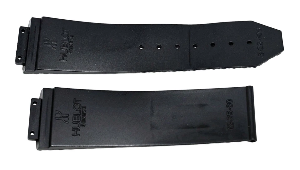 Hublot Big Band 25mm Black Rubber Racing Tire Watch Band Ref: 6-25-100, 12-25-80 - Image 2 of 4