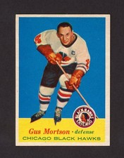 1957-58 TOPPS #25 GUS MORTSON  28652