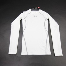 Under Armour HeatGear Compression Top Men's White New with Tags Multiple Sizes