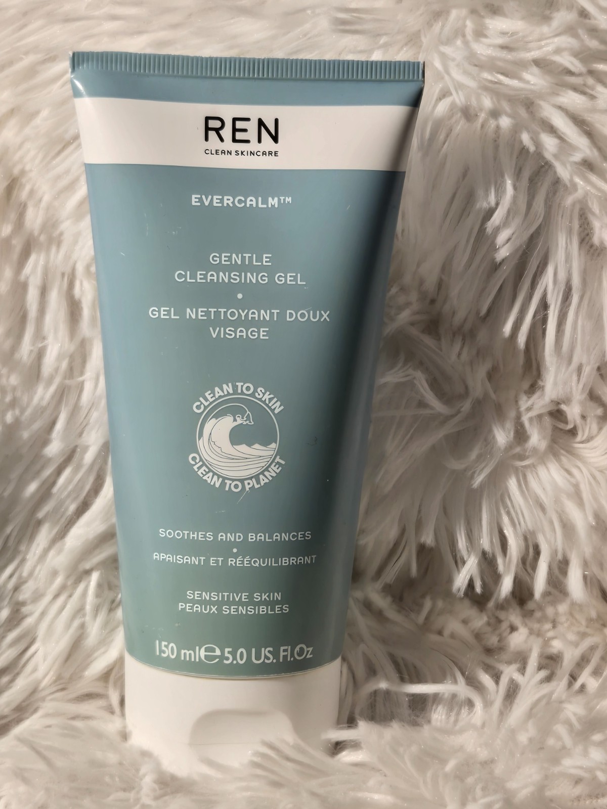 REN Clean Skincare Evercalm Gentle Cleansing Gel 150ml Sealed