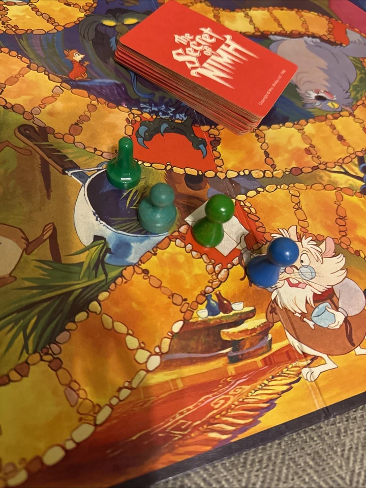 1982 The Secret of Nimh Board Game Whitman Vintage Missing Only 3 Cards - Image 2 of 4