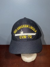 US NAVY USS ABRAHAM LINCOLN (CVN-72) MILITARY HAT/CAP Made in USA