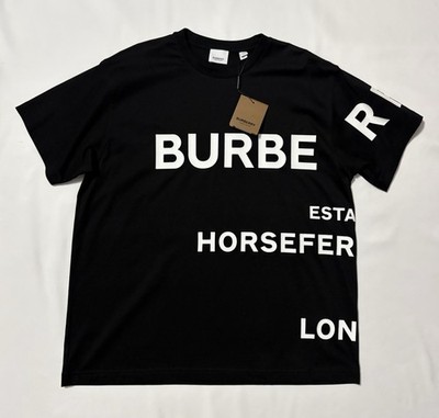 BURBERRY Tshirt Medium Black M New With Tags | eBay
