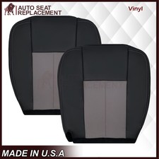 2004 For Dodge Ram 1500 Slt Quad Cab Syn. Leather Suede Seat Covers Dark Gray 2004 For Dodge Ram 1500 Slt Quad Cab Syn. Leather Suede Seat Covers Dark Gray