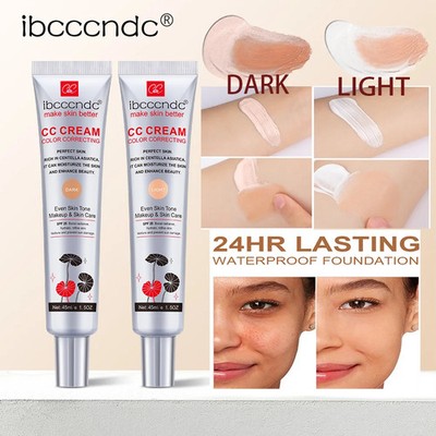 Moisturizing Correcting CC Cream Waterproof Anti-sweat erboriia cc cream Before 