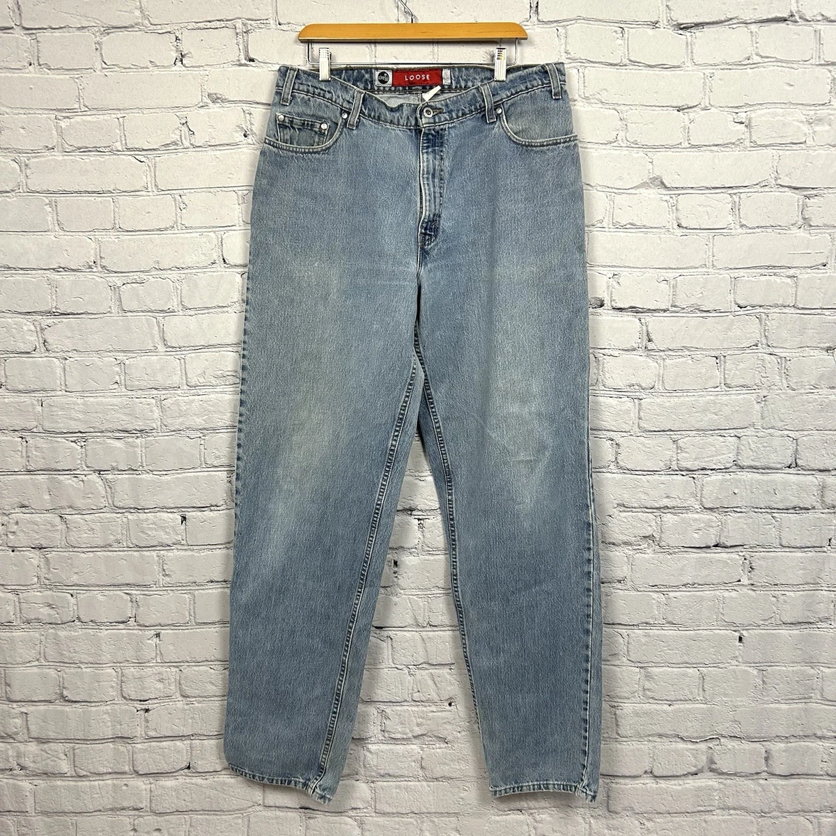 90s Levi's silverTab USA製 BAGGY W36 Levi's SilverTab Loose Jeans W36 L36 USA Vintage Baggy 90s Skater
