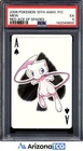 Pokemon 2006 Mew Red Ace Of Spades 10th Anniversary Playing Card PSA 5