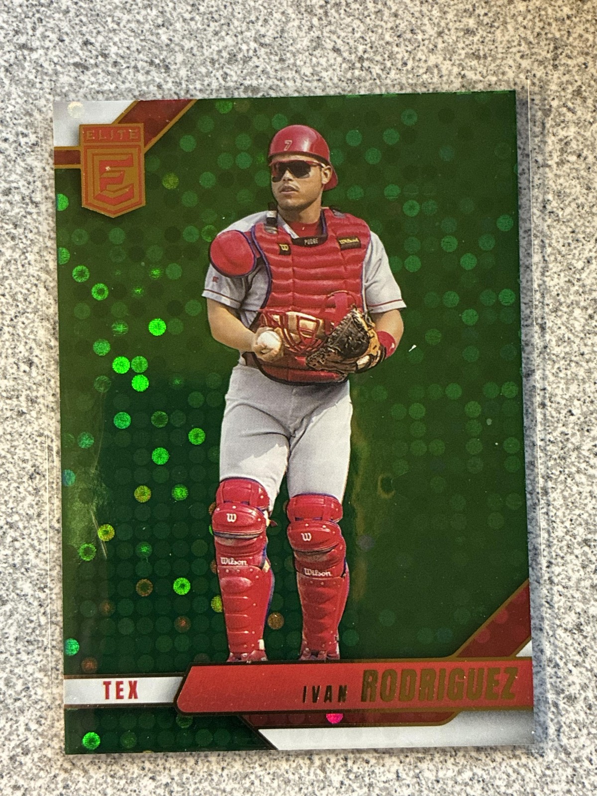 2026 Donruss Elite #21 Ivan Rodriguez Green Disco