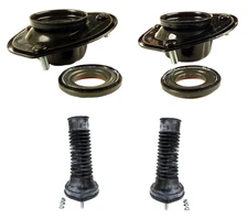 2KYB Front Strut Shock Mounts Bearings + 2 Rear Mount Insulator Boots for Lexus