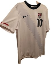 NIKE Authentic 2010-2011 USA USMNT Match White Home Soccer Jersey Size Large