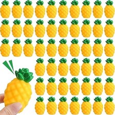 Simgoing 50 Pcs Rubber Pineapple Bath Toy Bulk Mini Pineapple Bathtub Toys fo...