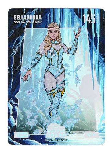 2026 Battle Arena Belladonna Elena Delle Donne Debut Ice Chillin' Battlefoil SSP