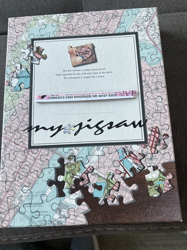 My Jigsaw Address Map 400 Pc Puzzle For 2394 Riverside Drive Cleveland OH 44107