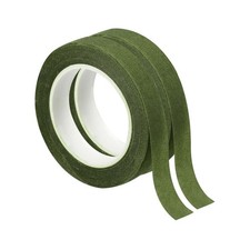 2 St&uuml;ck Blumenband, 12mm x 27m Blumenwickel-Klebeband, grasgr&uuml;n