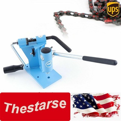 Bench Chainsaw Chain Breaker Rivet Spinner Splitter Dismantle Repair Tool US New