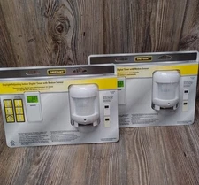 2-Pack DEFIANT Daylight Adjusting Indoor Digital Timer Motion Sensor Light Timer