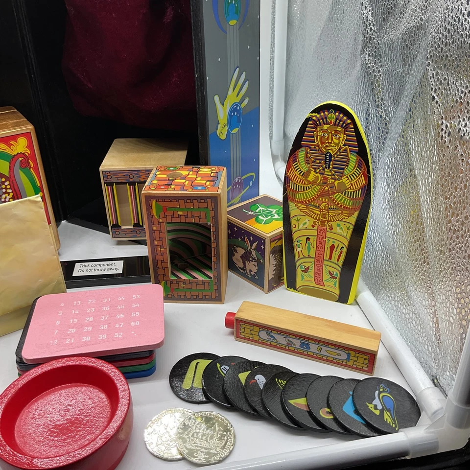 Melissa & Doug Magic Wooden Deluxe Set Vintage Style Magic Tricks Kit - Image 3 of 4