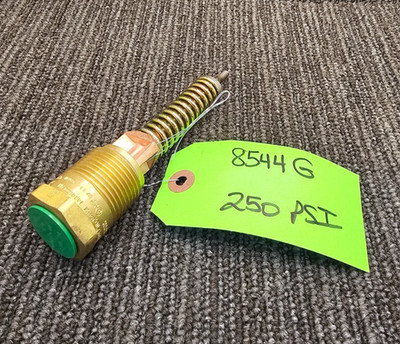 REGO 8544G: Relief Valve 1'' 250 PSI ASME Brass Propane LP Gas Fuel Tank Vent