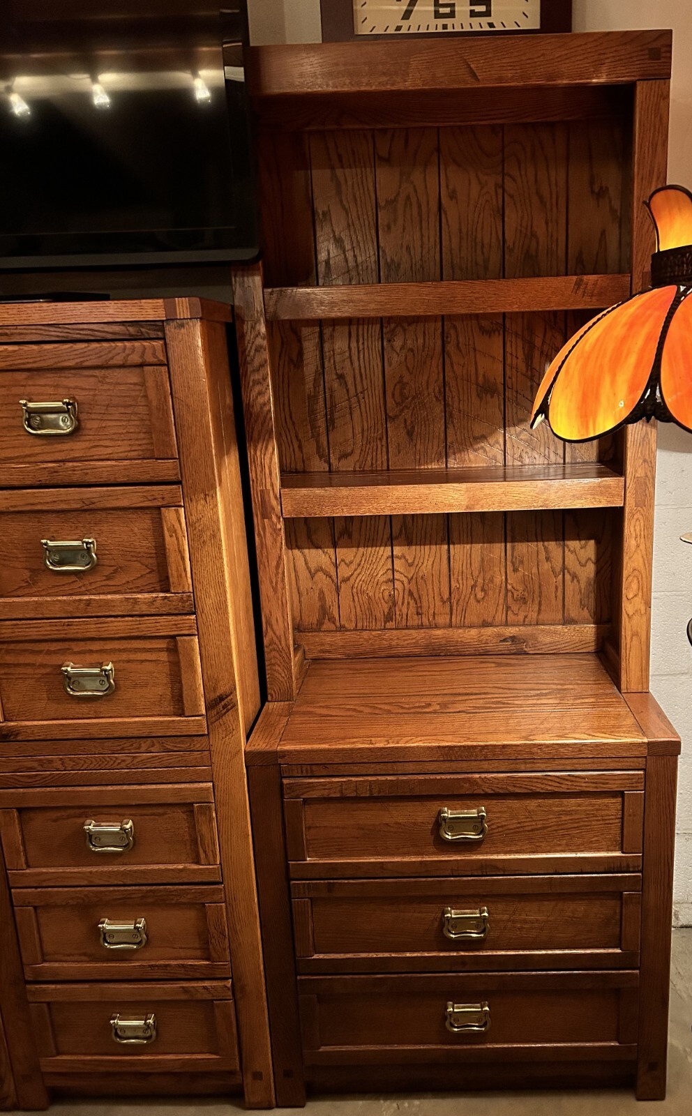 WINDJAMMER, 11 PIECES OF YOUNG HINKLE/LEXINGTON, SOLID OAK, 40TH ANNV E