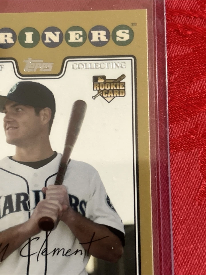 2008 Topps Gold Border #286 Jeff Clement /2008 - Image 2 of 4