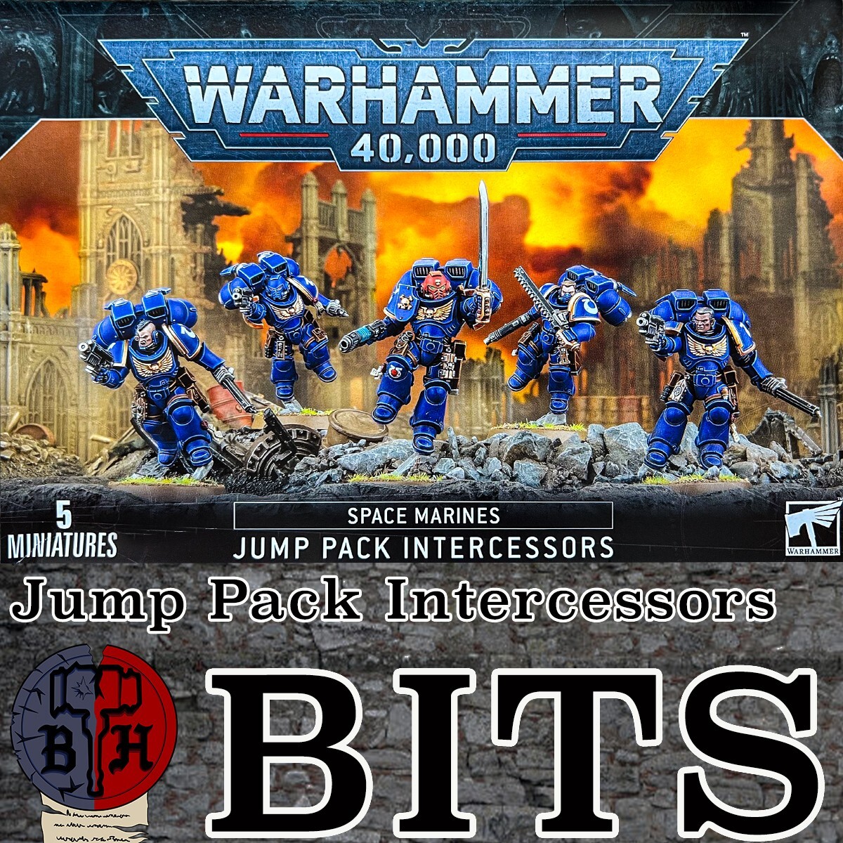 Warhammer40,000JumpPack Intercessors2セット JoyToy WH40K Ultramarines Jump Pack Intercessors Intercessor