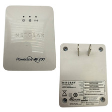 Netgear XAVN2001 Powerline WiFi Extender 200Mbps Internet Ethernet Adapter