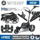 Motocaddy M5 GPS DHC Electric Golf Trolley Ultra Lithium 36 Hole - NEW! 2025