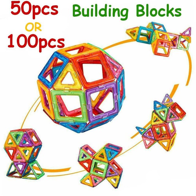 picassotiles 60 piece set 60pcs magnet building tiles