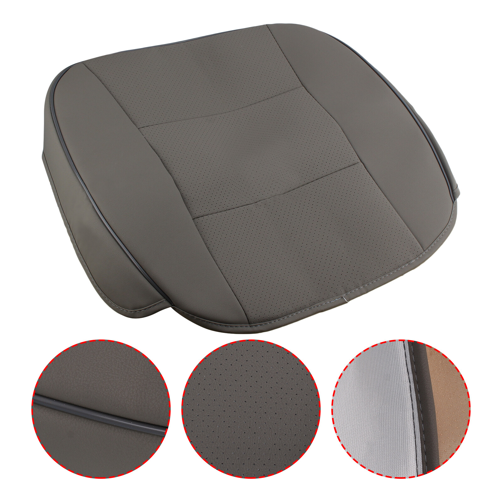 Front Seat Cover Half/Full Surround Chair Cushion Mat Pad Auto Car PU