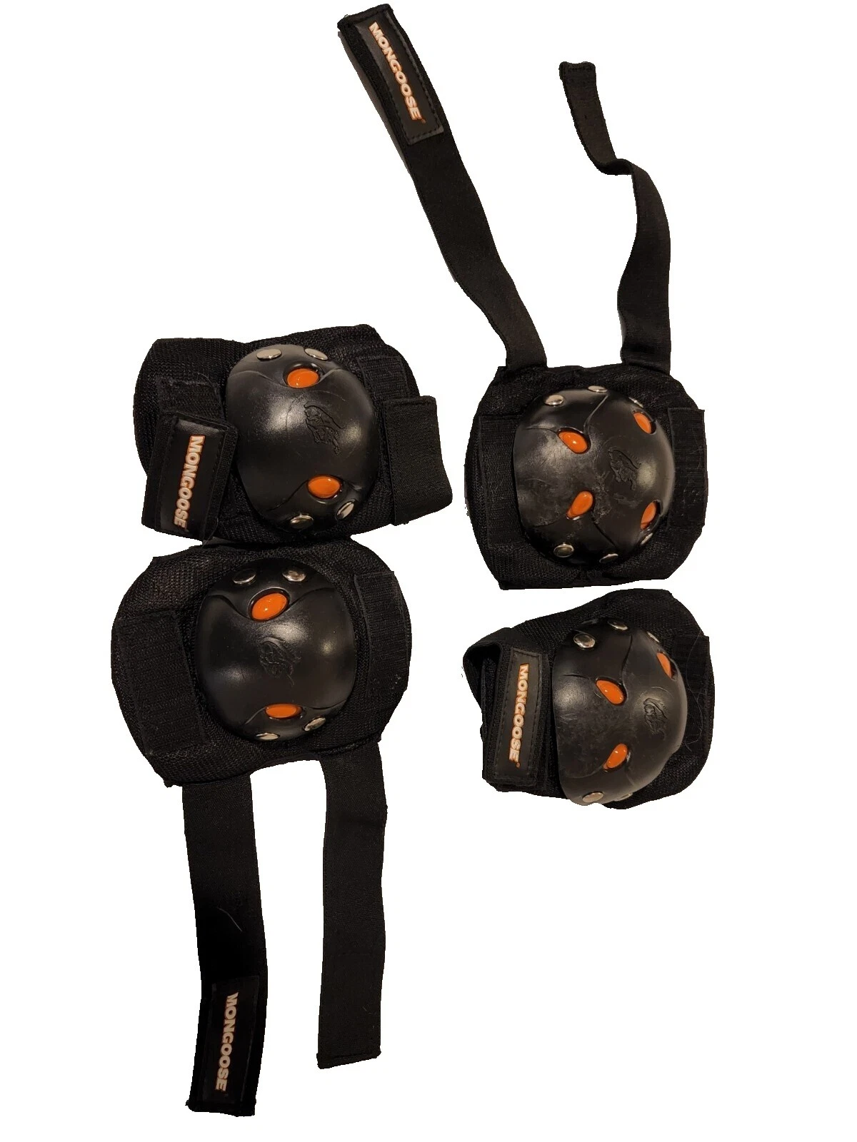 Almohadillas Protectoras Mongoose Negro Ciclismo y armaduras