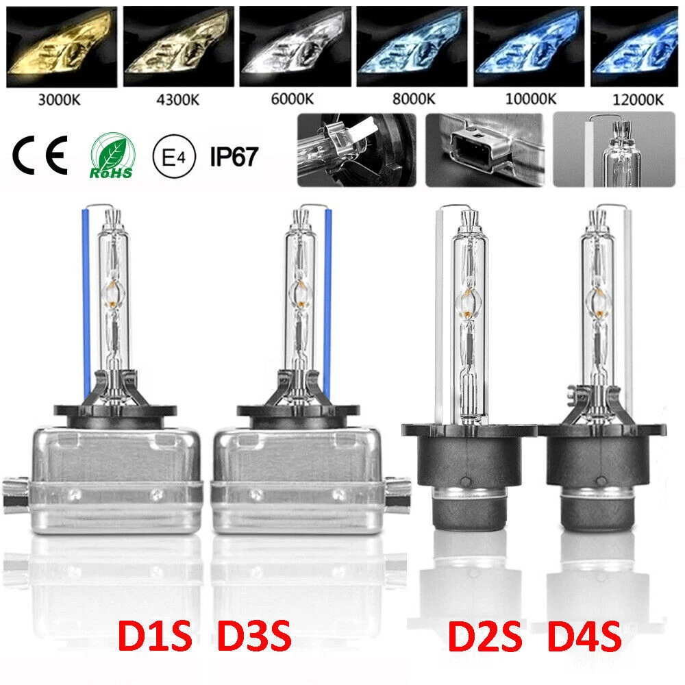 35W 55W D1S D2S D3S D4S 5K 6000K 8000K 10000K Car HID Headlight Xenon Lamp  Bulb