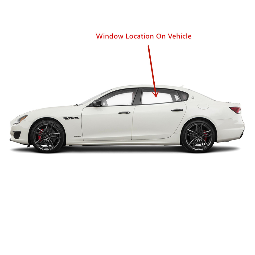 Fit 2014-2024 Maserati Quattroporte Driver Left Side Rear Door Window Glass LAMI