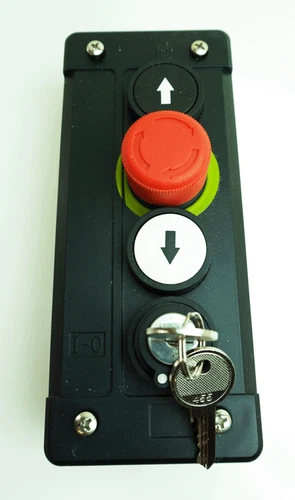 Geba Push Button up/down + stop button, Locking, hoist, roller shutter door