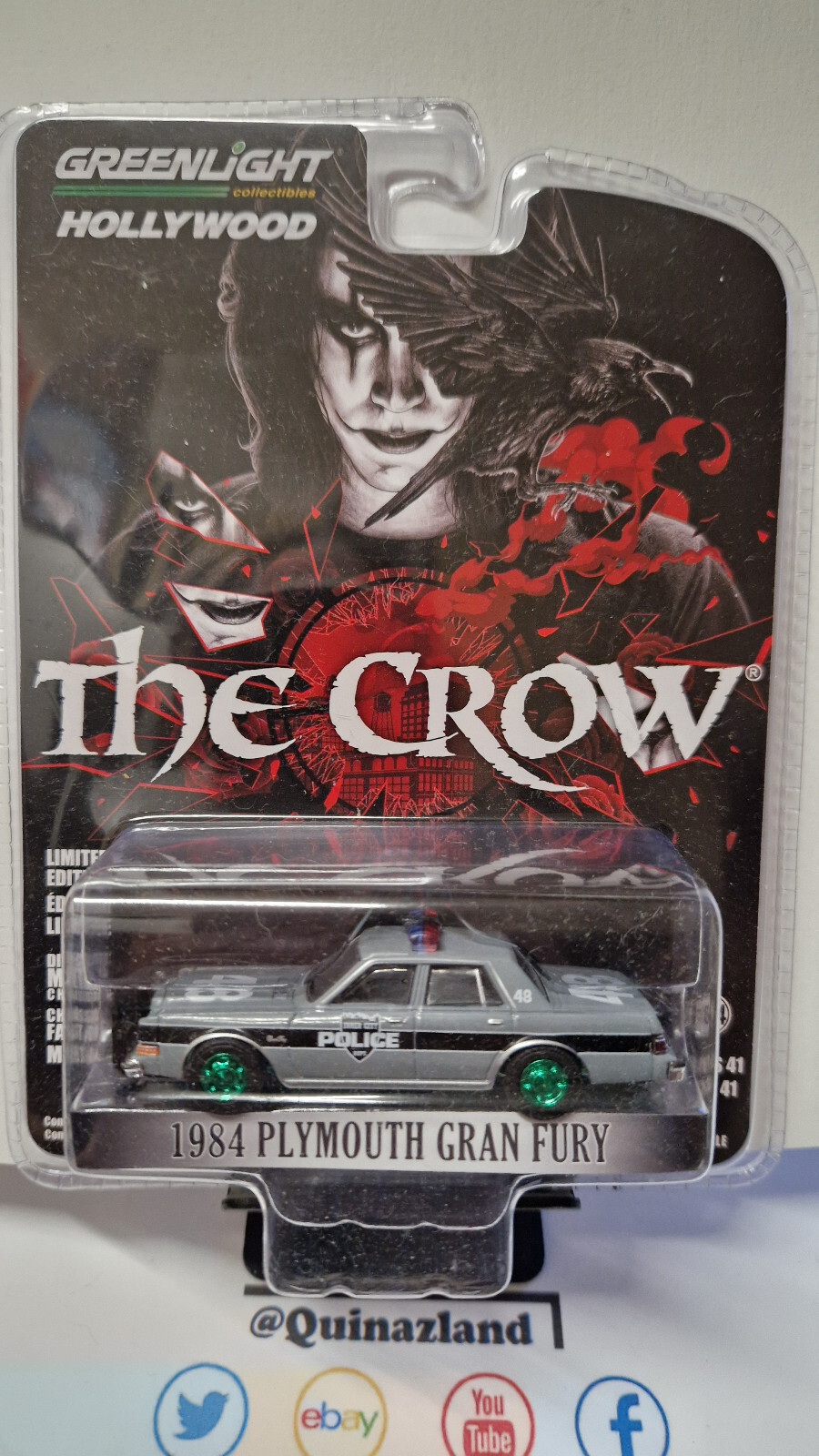 Greenlight 1984 Plymouth Gran Fury voiture de collection 1/64 finition premium