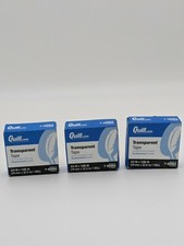 Quill Brand Scotch Invisible Tape Refill, 3/4" x 1,296 inch 3 pack