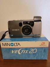 Vintage Minolta Vectis 20 IX-Date 35mm APS Film Camera W/ Box And Manual