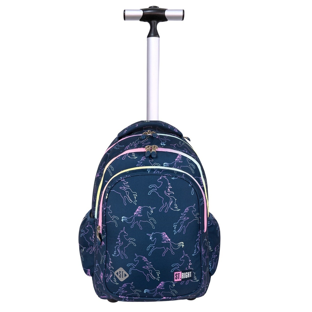 St.Right DREAM UNICORN Zaino Trolley Scuola Elementare Media per Bambina Ragazza
