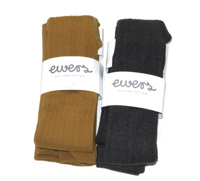 ewers Strumpfhose RIPPE Mädchen Jungen Uni Anthrazit Gr. 122-128 134-146 NeU