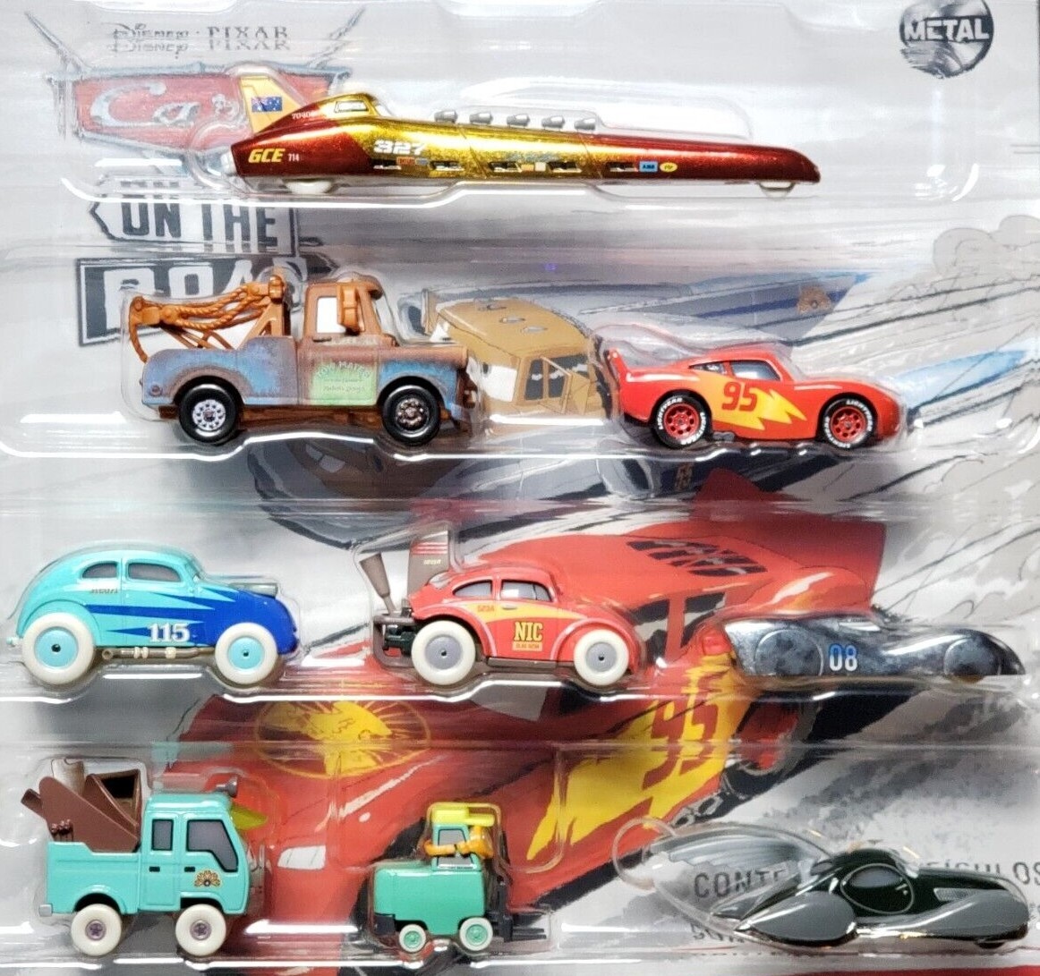 Disney Pixar Cars On The Road 9-Pack - Peggy Liner + 8 More