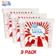Great Value Peppermint Soft Puffs Candy, 34.5 Oz  New lowest price, 3 Pack