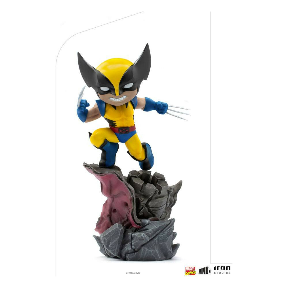 Figurine Wolverine X-Men Mini Co. Iron Studios en PVC de 15 cm pour collectionneur