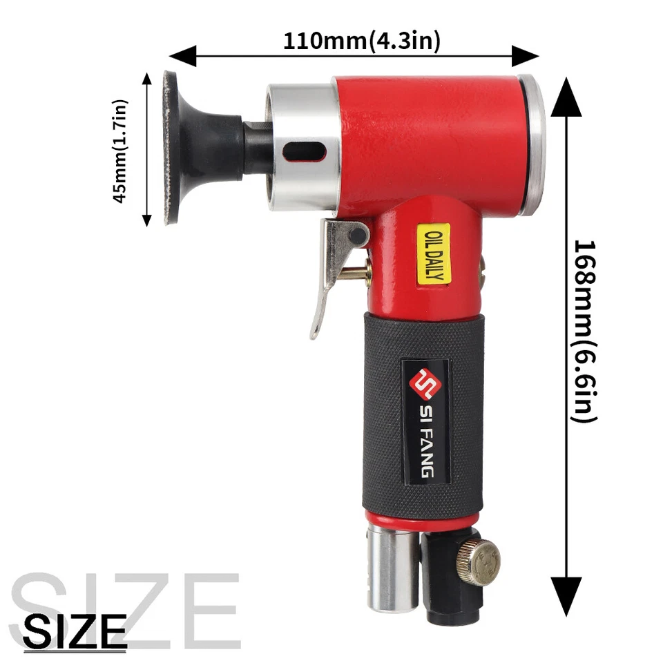 55Pc 90° 1/4" Air Angle Grinder Air Die Sander Grinding Machine Off Cutting KIT - Image 2 of 4