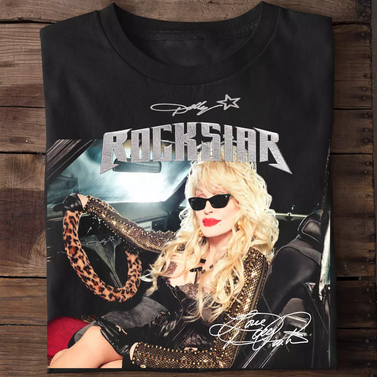 Unique Album Rockstar American Singer Dolly Parton T Shirts, Cheap