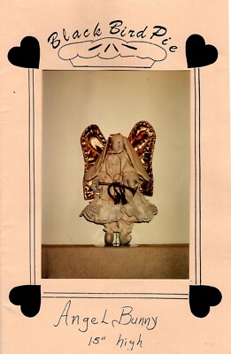 Angel Bunny Doll Craft Sewing Pattern by Black Bird Pie