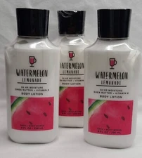 3X Watermelon Lemonade Bath & Body Works Body Lotion 8 Oz